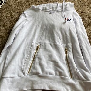 White aviator nation hoodie